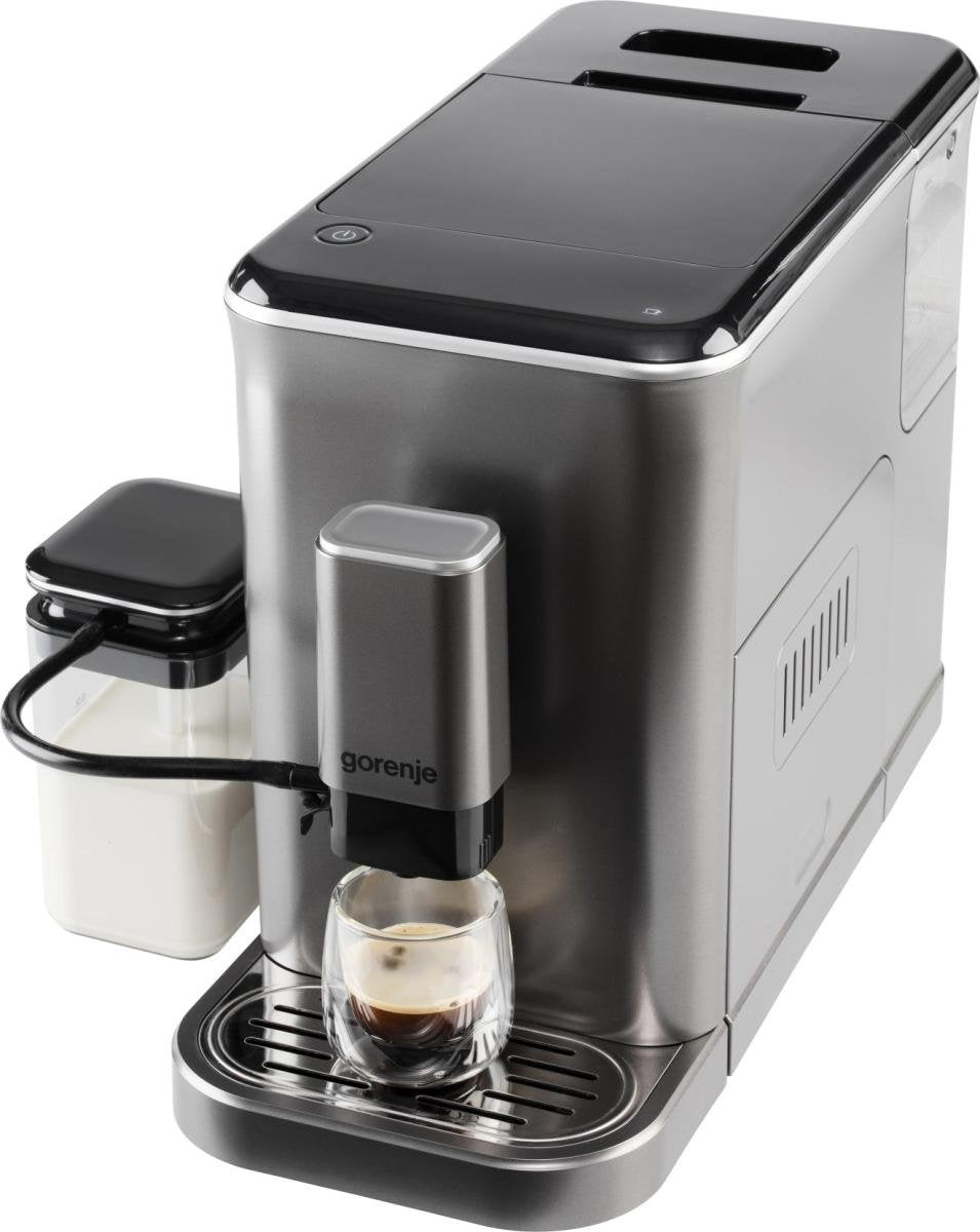 Gorenje Coffee Machine Gfacm20s Pump Pressure 20 Bar, Detachable Milk Frother, Automatic, 1350 W, Stainless Steel