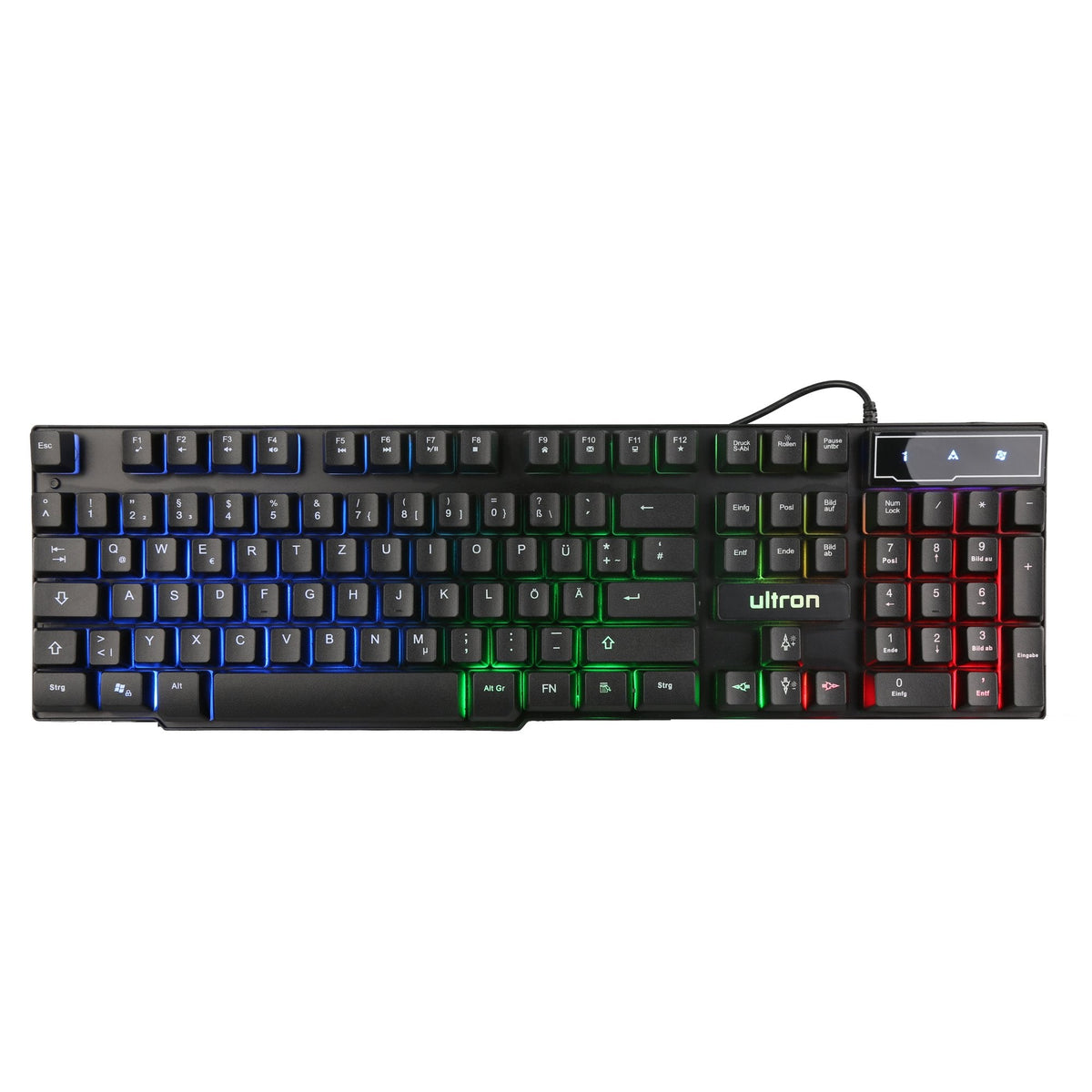Ultron Hawk Gaming Set Negro Con Cable 4in1