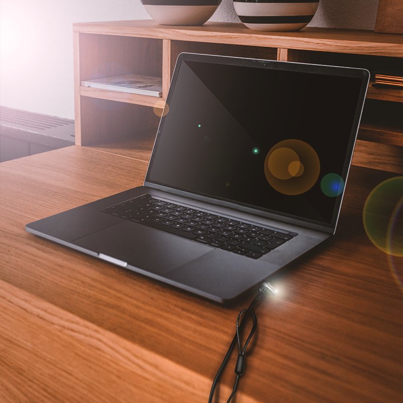 EAN 4052792064445 - LogiLink NBS013 cable antirrobo Negro, Plata 1,8 m imagen 6