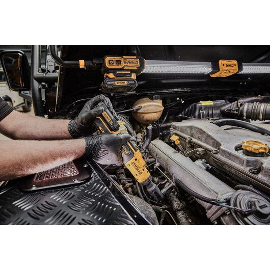Dewalt Carraca Inalámbrica Dcf504l1g, 1/4", 12 Voltios, Destornillador Amarillo/Negro, Batería Xr Li-Ion 3,0 Ah