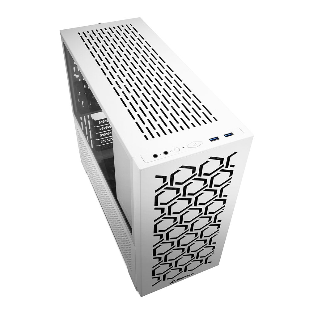Caja Pc Sharkoon Ms-Y1000 Matx 2xusb3.0 Blanco