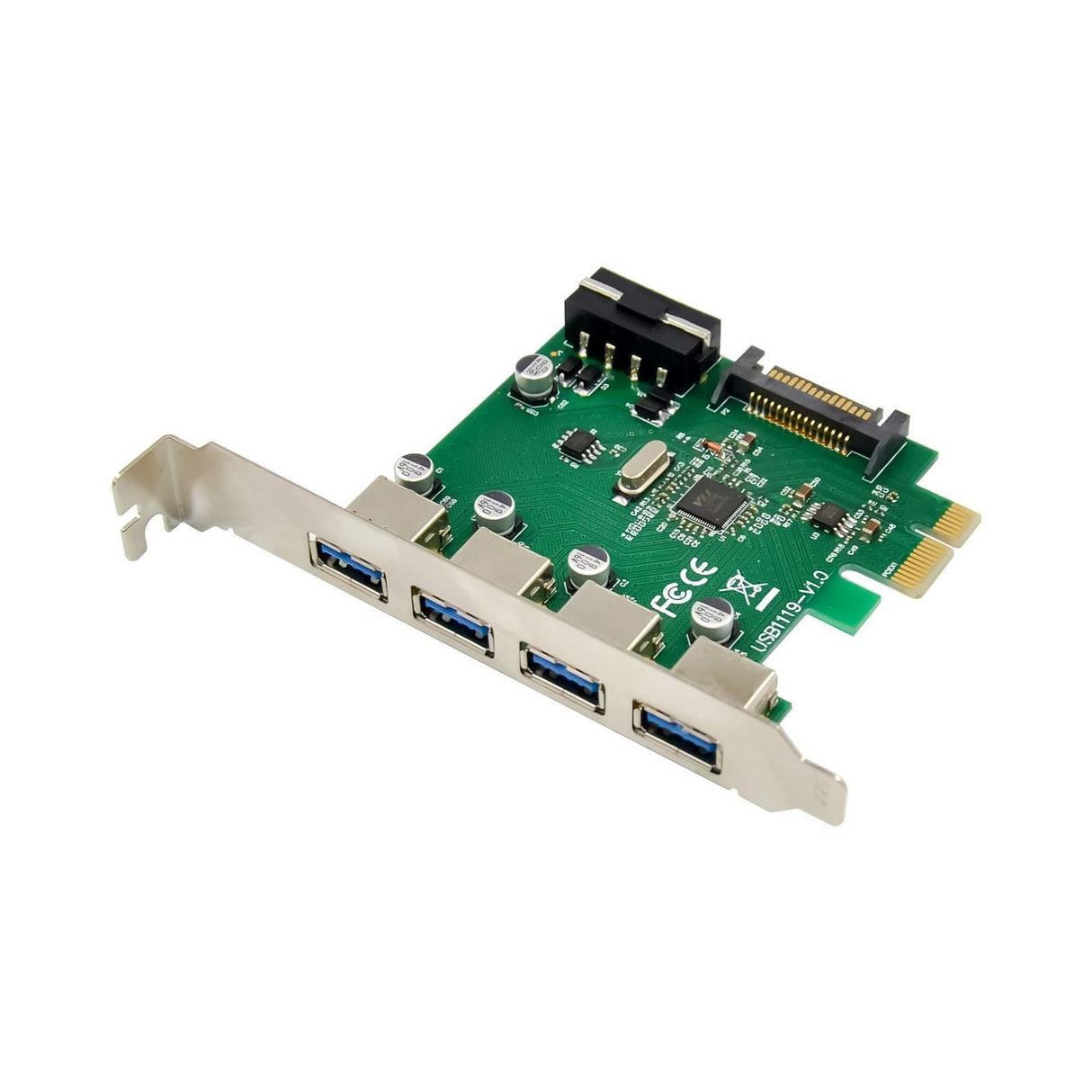 4 Port Usb 3.0 Pcie Card Main Chip : Vl805 4 External