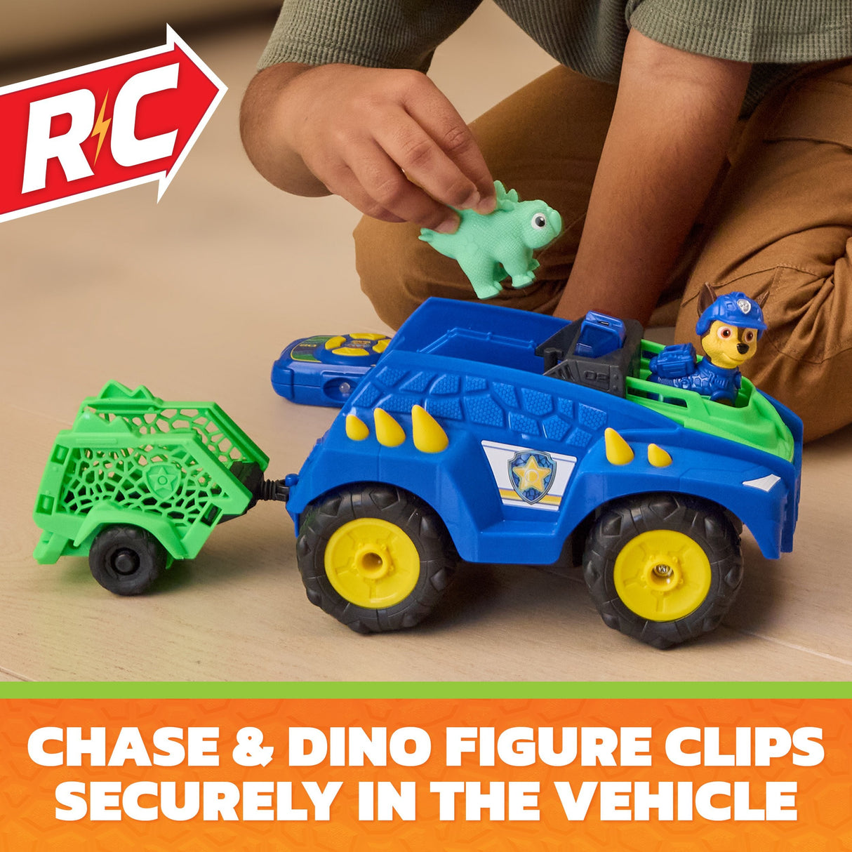 Spinmaster Paw Patrol: Der Dino Film - Chase' Ferngesteuertes Dino Rettungs-Fahrzeug 6076166