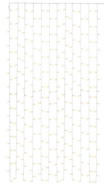 Cortina De Luz Con 300 Led
Con Mando A Distancia, Función Temporizador, 8 Modos De Luz, Dimmer Y Transformador Externo De 31 V,