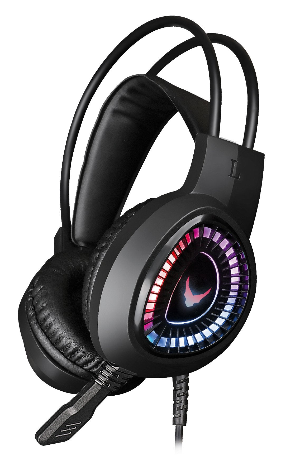 Omega Varr Casco Pro-Gaming Luz Led Cancelacion Ruido Mic Vh8010l Usb