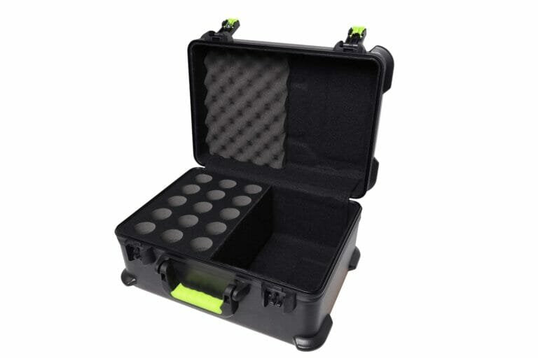 Estuche Shure Sh-Miccase15 De Transporte Con Clips Para 15 Micrófonos