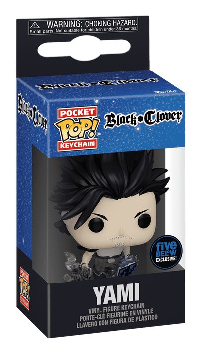 Llavero Funko Keychain Black Clover Black Asta 71929