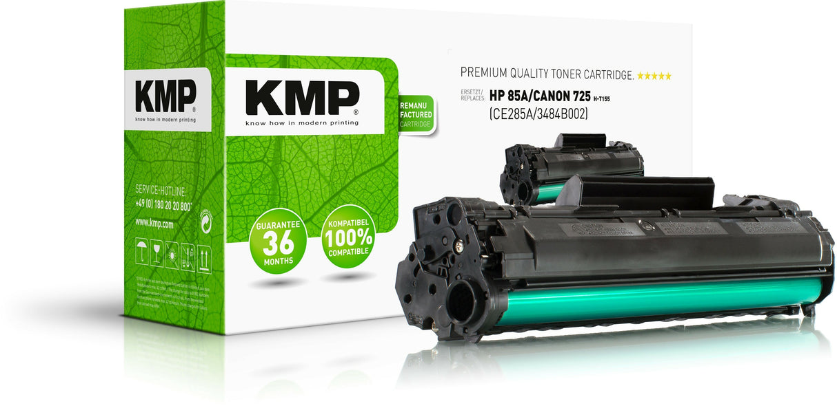 Kmp Toner Hp Ce285a Negro 2400 S. H-T155 Remanufactured