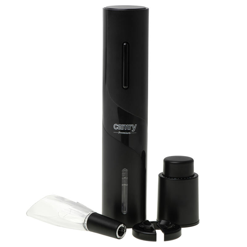 Abridor De Vinos Eléctrico Camry Cr 4510 Juego, Negro
