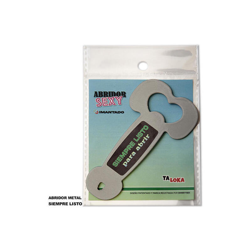 Abridor Metalico Imantado Con Forma De Pene - Modelo 2