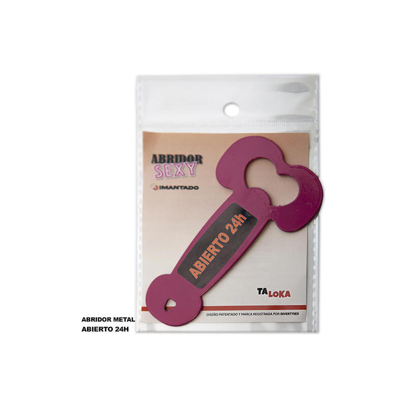 Abridor Metalico Imantado Con Forma De Pene - Modelo 3