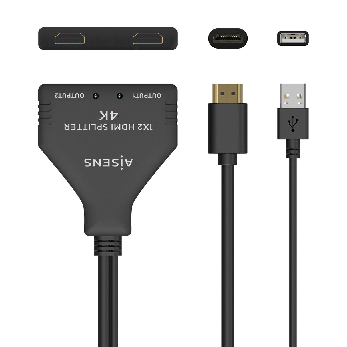 EAN 8436574707663 - AISENS A123-0654 divisor de video 2x HDMI imagen 5