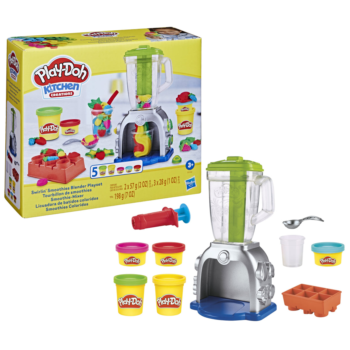 Batidora De Batidos Hasbro Play-Doh, Amasadora Multicolor F91425l0