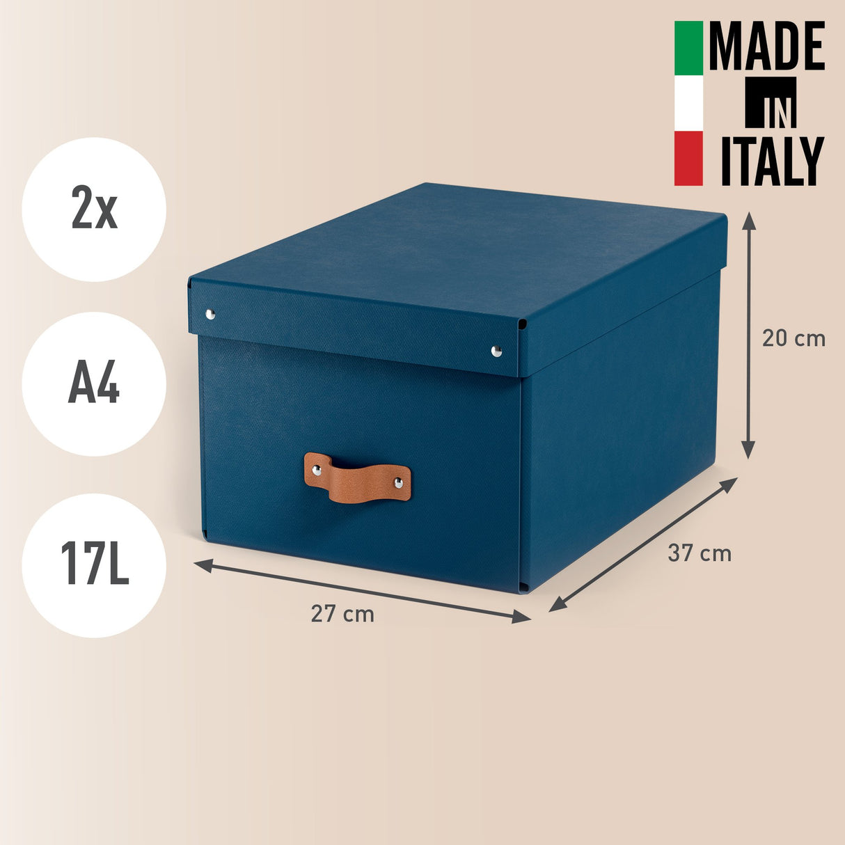 EAN 4002432136469 - Leitz 61490068 caja de almacenaje Caja de cartón Azul imagen 3