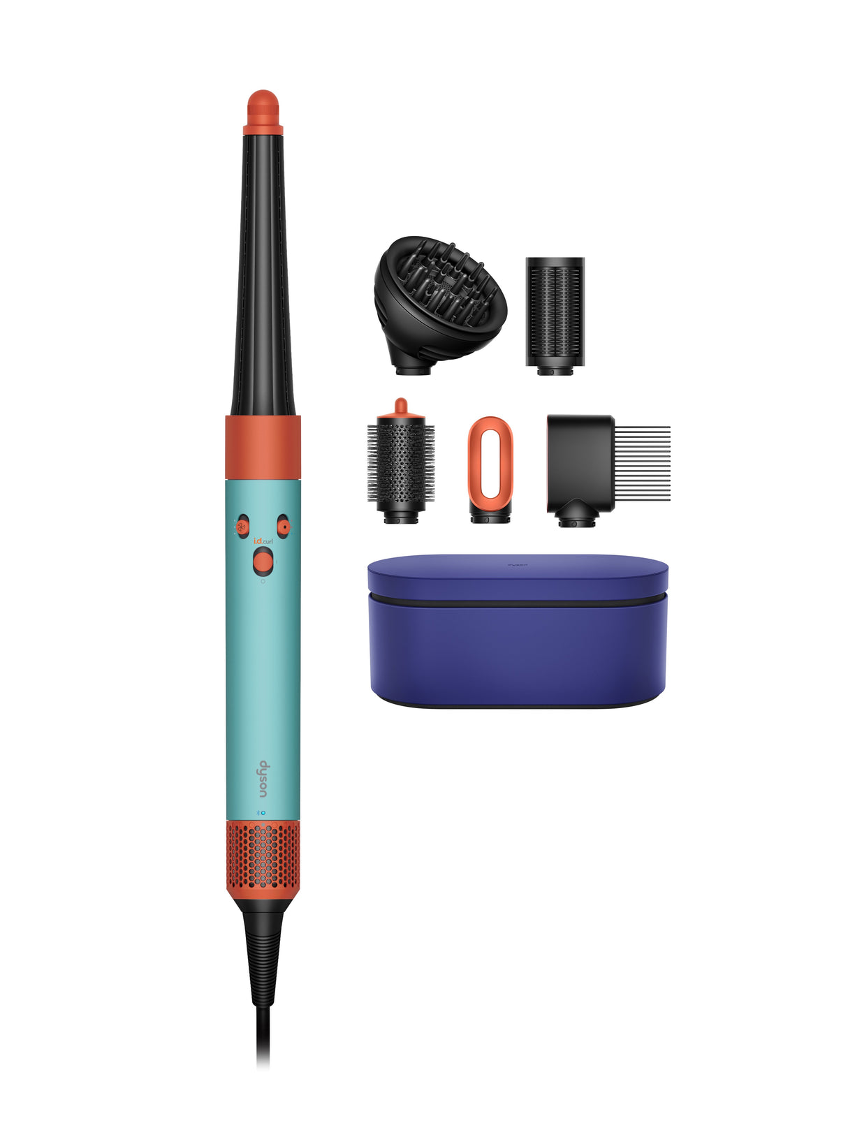 EAN 5025155099070 - Dyson Airwrap i.d. Herramienta de peinado con múltiples accesorios Caliente Negro, Naranja, Verde azulado imagen 1