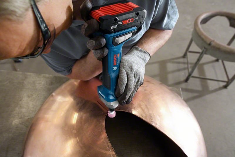 Amoladora Recta A Batería Bosch Professional Ggs 18v-20 Professional Solo Azul/Negro, Sin Batería Ni Cargador, En L-Boxx