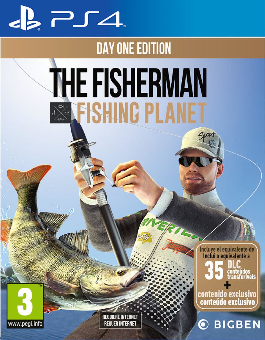 Videojuego The Fisherman Ps4 Dvd Fishing Planet Day One Edition