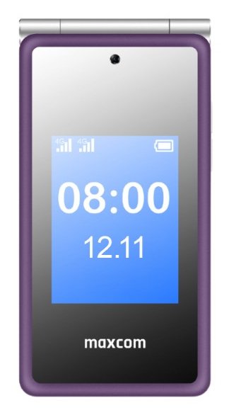 EAN 5908235978376 - MaxCom Comfort MM835 8,89 cm (3.5") 100 g Púrpura Teléfono para personas mayores imagen 7