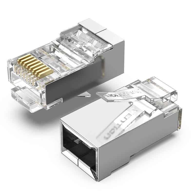 EAN 6922794744196 - Vention IDCR0-10 cambiador de género para cable RJ-45 Transparente imagen 1