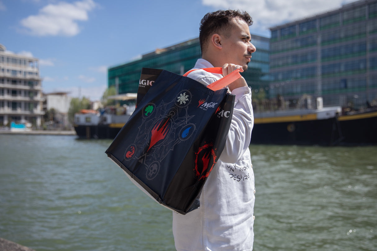 5 Colors Mana Bolsa Reciclable Con Asas 40x45x20 Cm Magic The Gathering