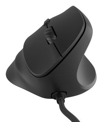 Raton Natec Crake 2 Pro Vertical 12.800 Dpi Optico Negro