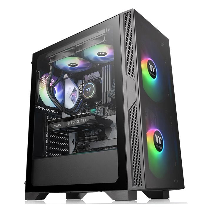 EAN 4713227526432 - Thermaltake Versa T25 TG Midi Tower Negro imagen 1