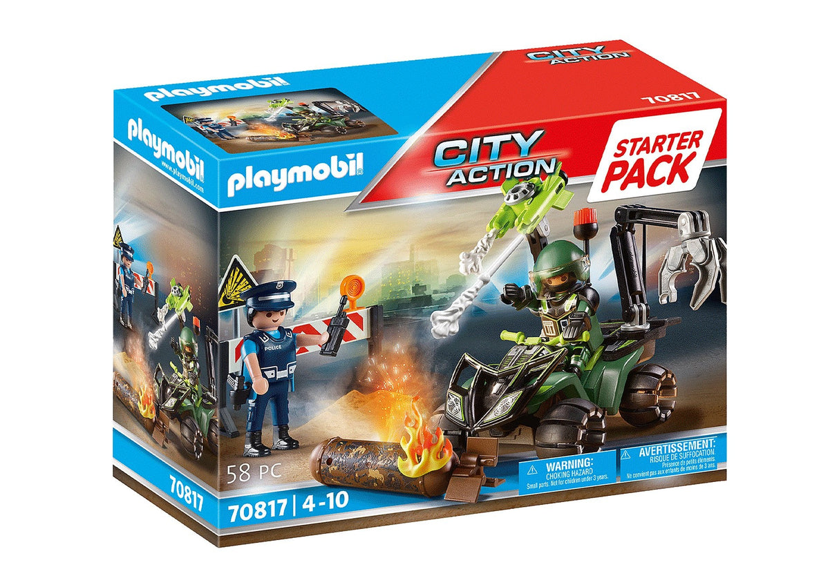 Playmobil 70817 City Action, Starter Pack Policía
