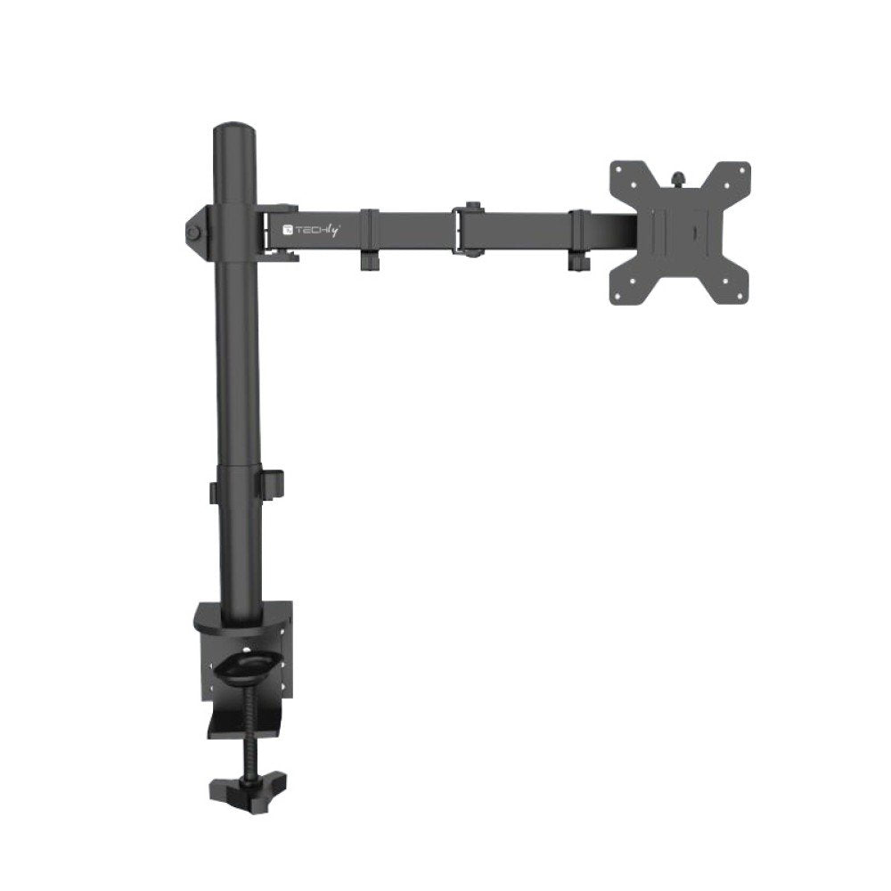 Soporte De Escritorio Giratorio Techly Ica-Lcd 503bk2 Para Monitores Lcd De 13-27", 8kg
