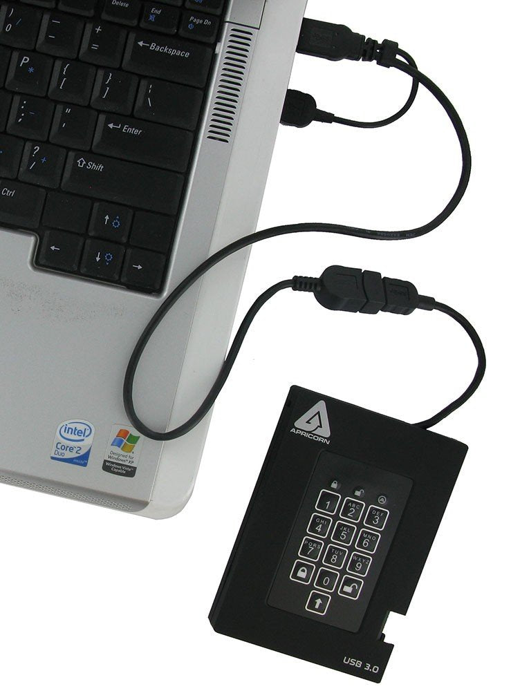 EAN 708326913775 - Apricorn Aegis Padlock Fortress 256 GB USB 3.2 Gen 1 (3.1 Gen 1) Negro imagen 4