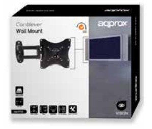 Approx Soporte De Pantalla De 17 - 37 Articulado Max. Vesa 200x200 Hasta 30kgs