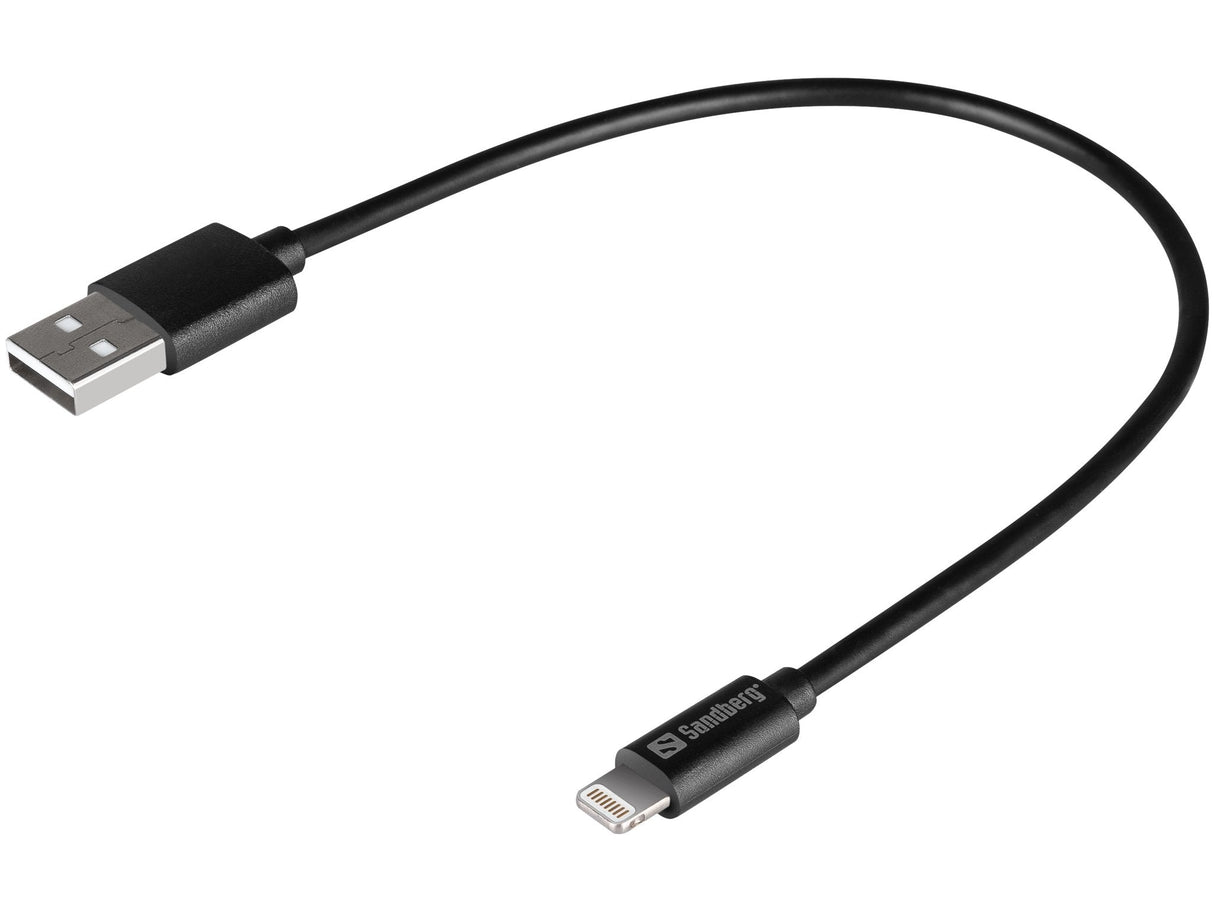 Sandberg Usb>Lightning Mfi 0.2m Black