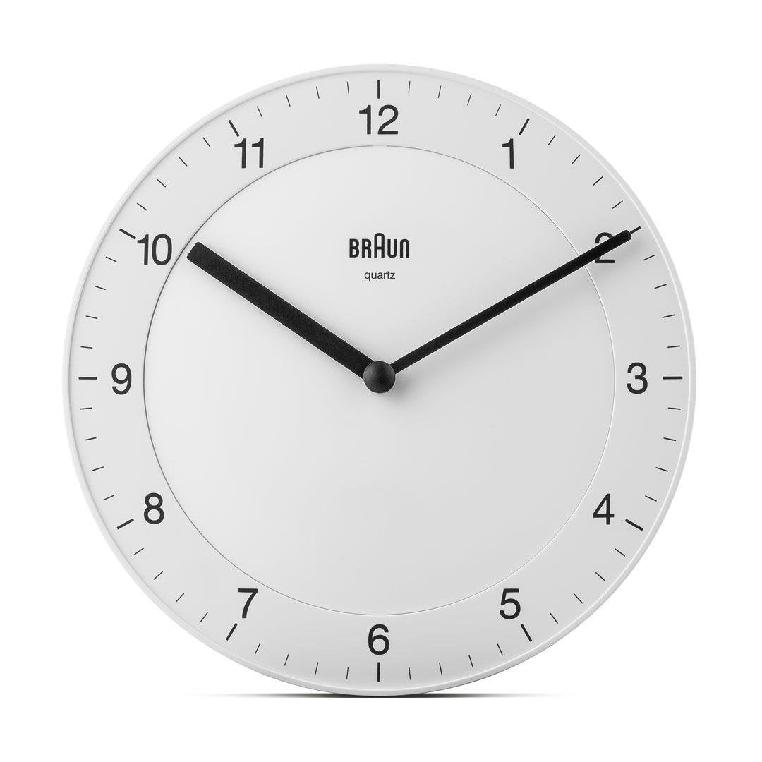 Braun Bc 06 W Reloj De Pared De Cuarzo Analógico Blanco