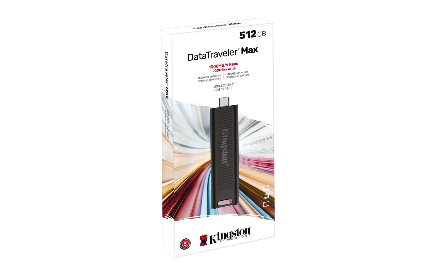 EAN 0740617322392 - Kingston Technology DataTraveler Max unidad flash USB USB Tipo C 3.2 Gen 2 (3.1 Gen 2) Negro imagen 10
