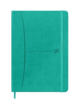 Oxford Libreta Cosida Signature T. Flexible A5 104h Dots Turquesa