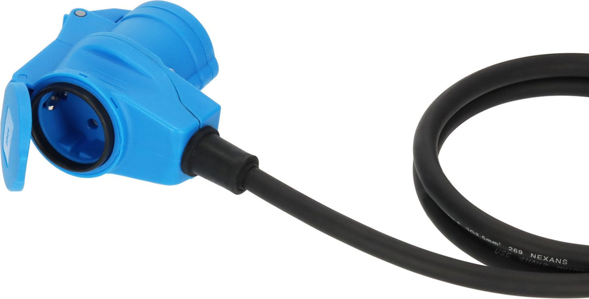 Brennenmuhl Adaptador-Leitung 1,5m H07rn-F3g2.5 Sw Mecker