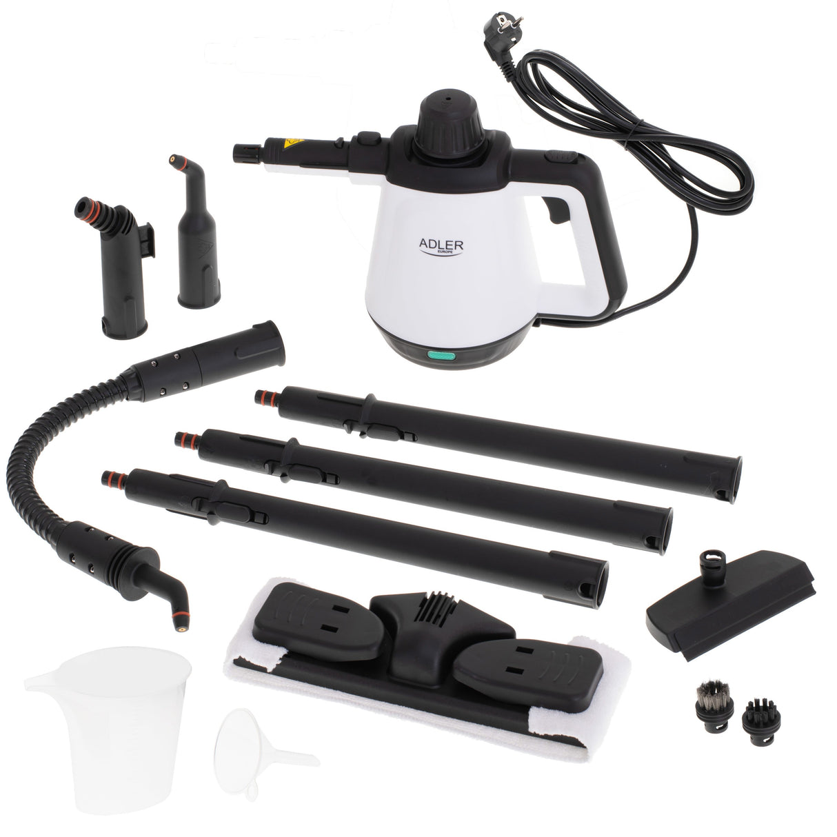 EAN 5903887803588 - Adler AD 7038 limpiador a vapor Limpiador a vapor portátil 0,45 L 2000 W Negro, Blanco imagen 3