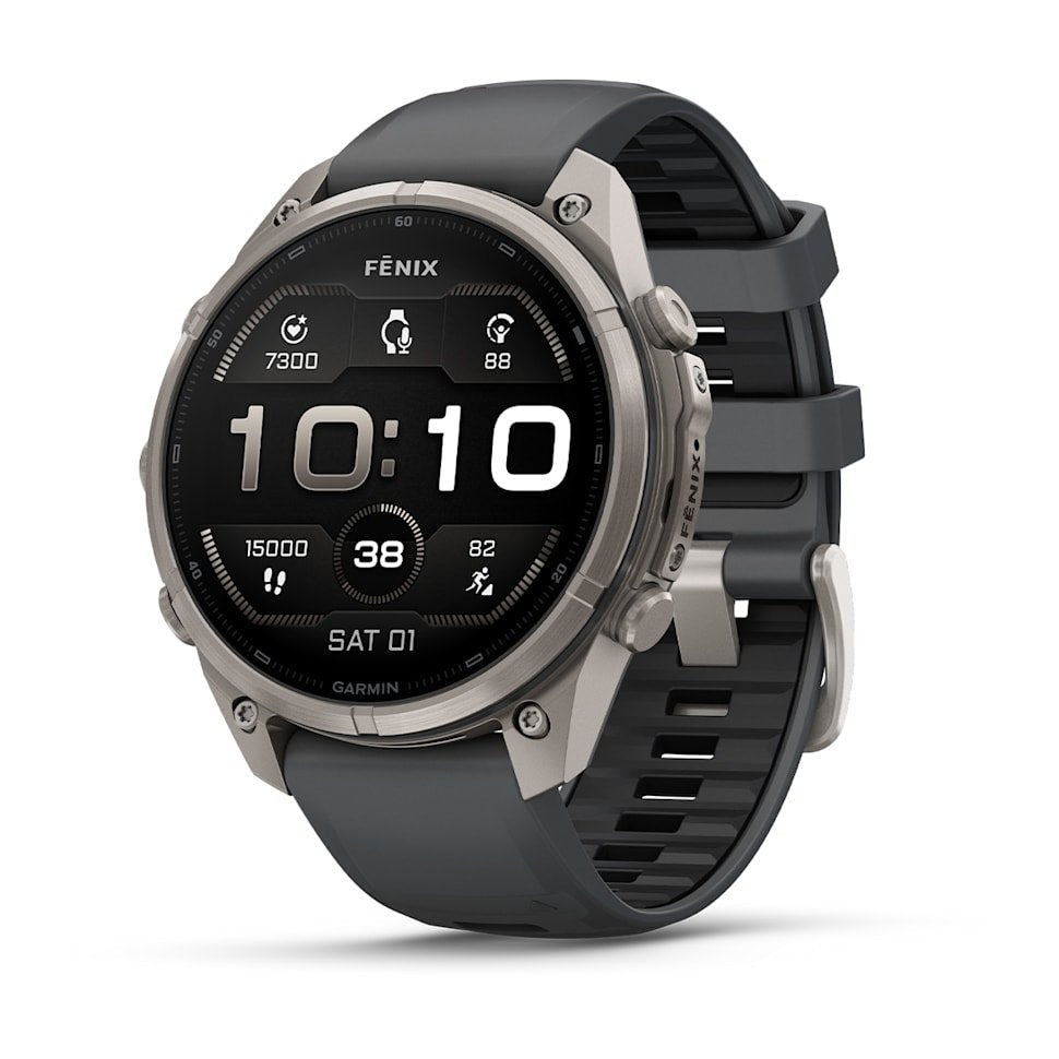 Garmin Fenix 9 Pro Bluetooth Gps 47mm Titanio Con Correa De Silicona En Gris