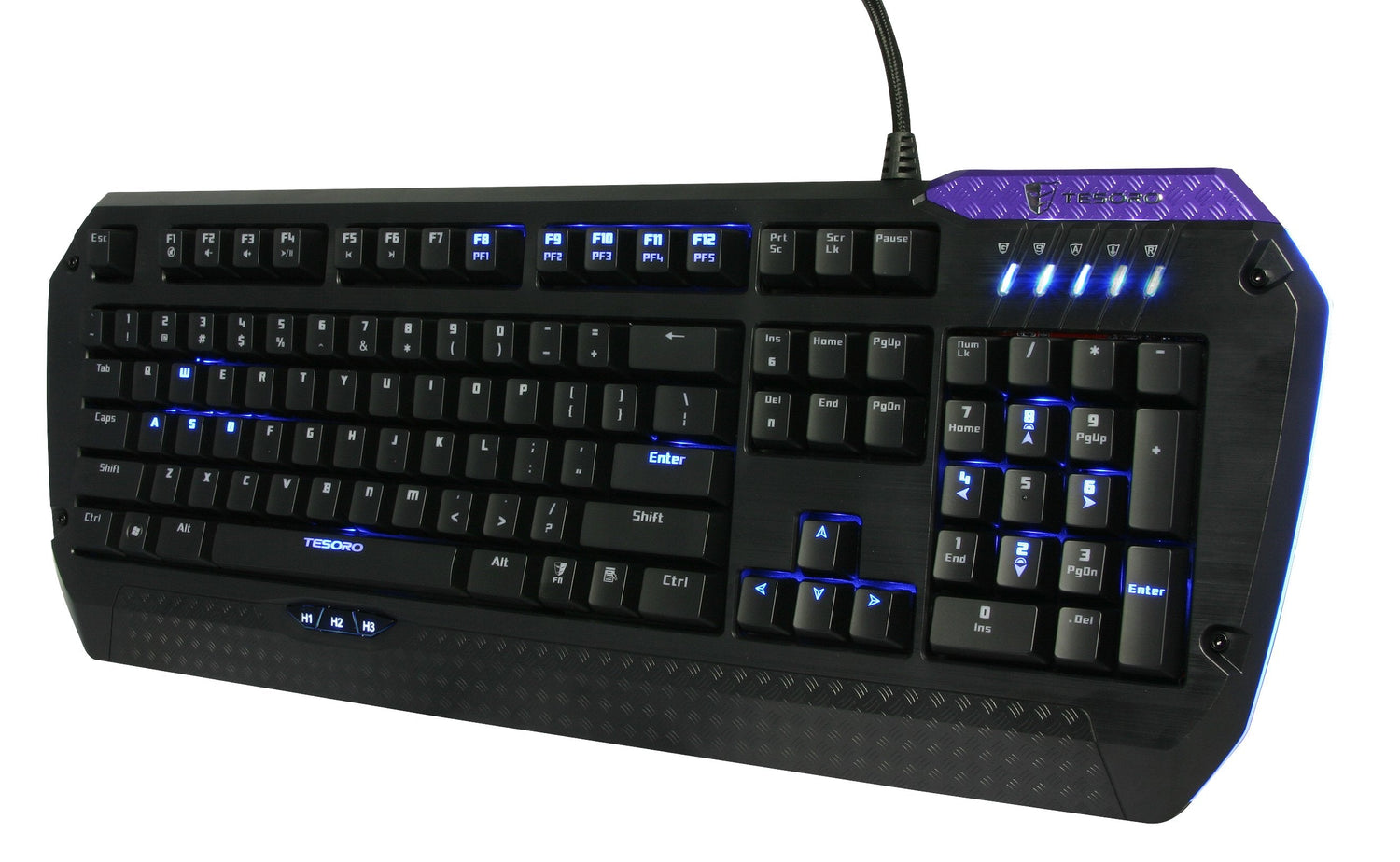 Tesoro Lobera Teclado Usb Azerty Negro