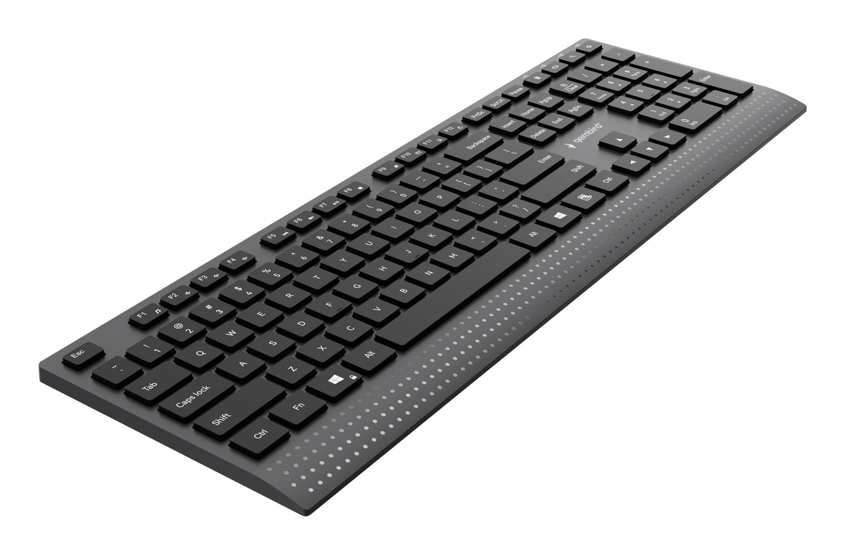 Gembird Slim Wired Multimedia Keyboard With Tipo C Adapter Us Layout