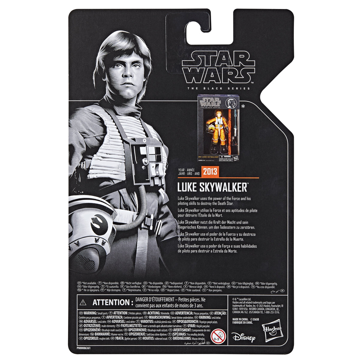 Figura Hasbro Star Wars The Black Series Luke Skywalker