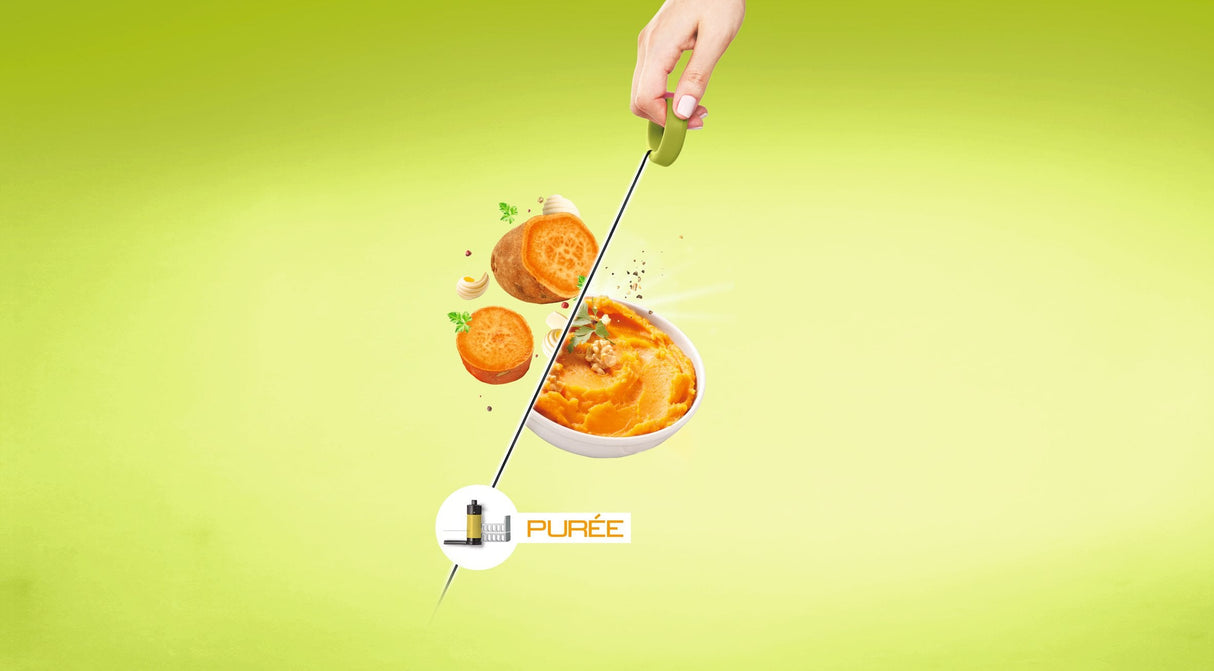 Tefal 5-Sekunden Zerkleinerer, Maxi-Kit Mit 4 Klingen (Negro/Verde, Manuell, 900ml) K13210