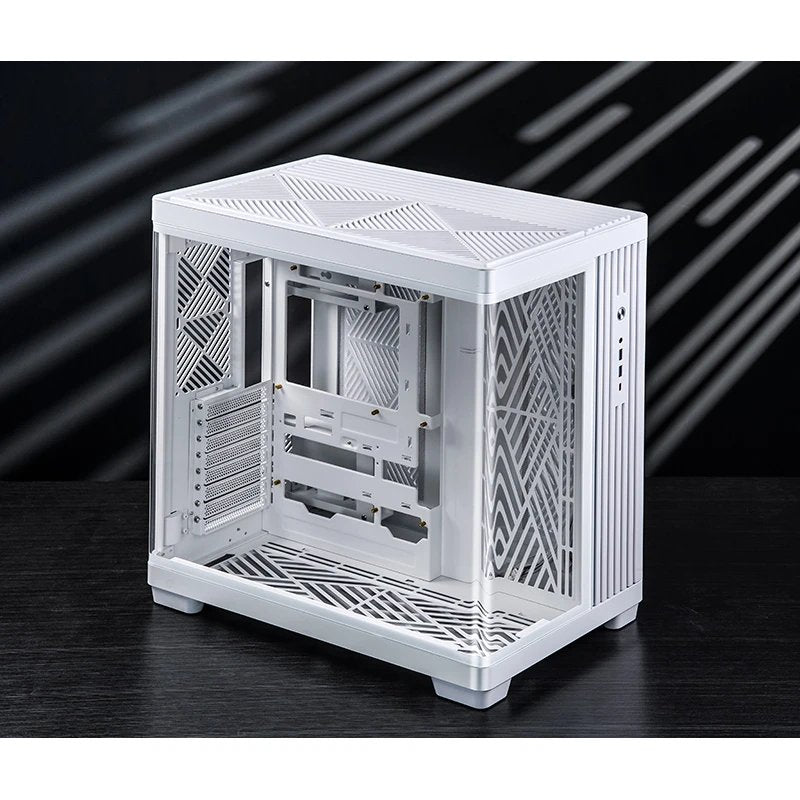 Caja Pc Jonsbo Tk-4 Midi-Tower, Atx, Tempered Glass - Blanco