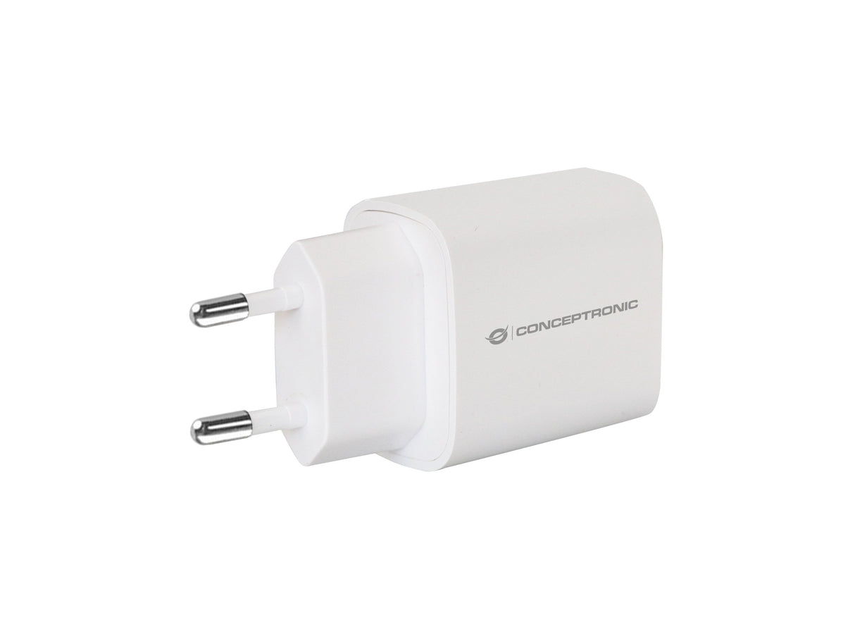 EAN 4015867236451 - Conceptronic ALTHEA14W cargador de dispositivo móvil Universal Blanco Corriente alterna Carga rápida Inte imagen 3