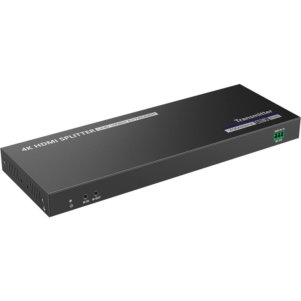 8-Way Hdmi Splitter With Extender On 4k Network Cable