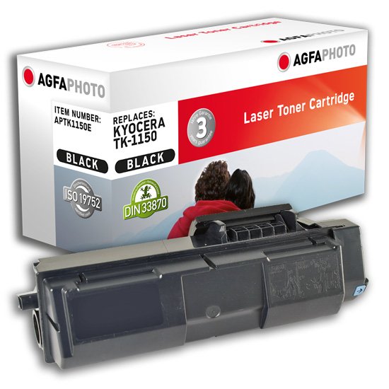 Agfa Photo Tóner Compatible Kyocera Tk-1150 Negro Aptk1150e 3000 Copias