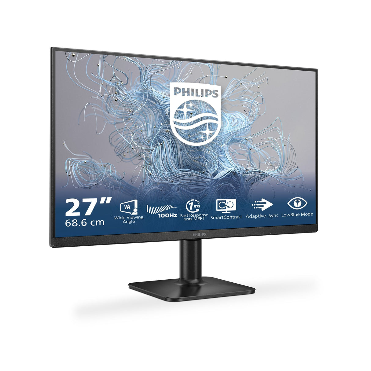 Monitor Philips 27" 27e2n1100l 16:09 Hdmi+D-Sub Va Negro