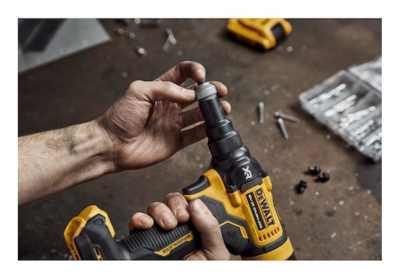 Dewalt Akku-Nietpistole Dcf403nt, 18volt, 2,4 - 4,8mm (Amarillo/Negro, Ohne Akku Und Ladegerät, In T Stak Box) Dcf403nt-Xj