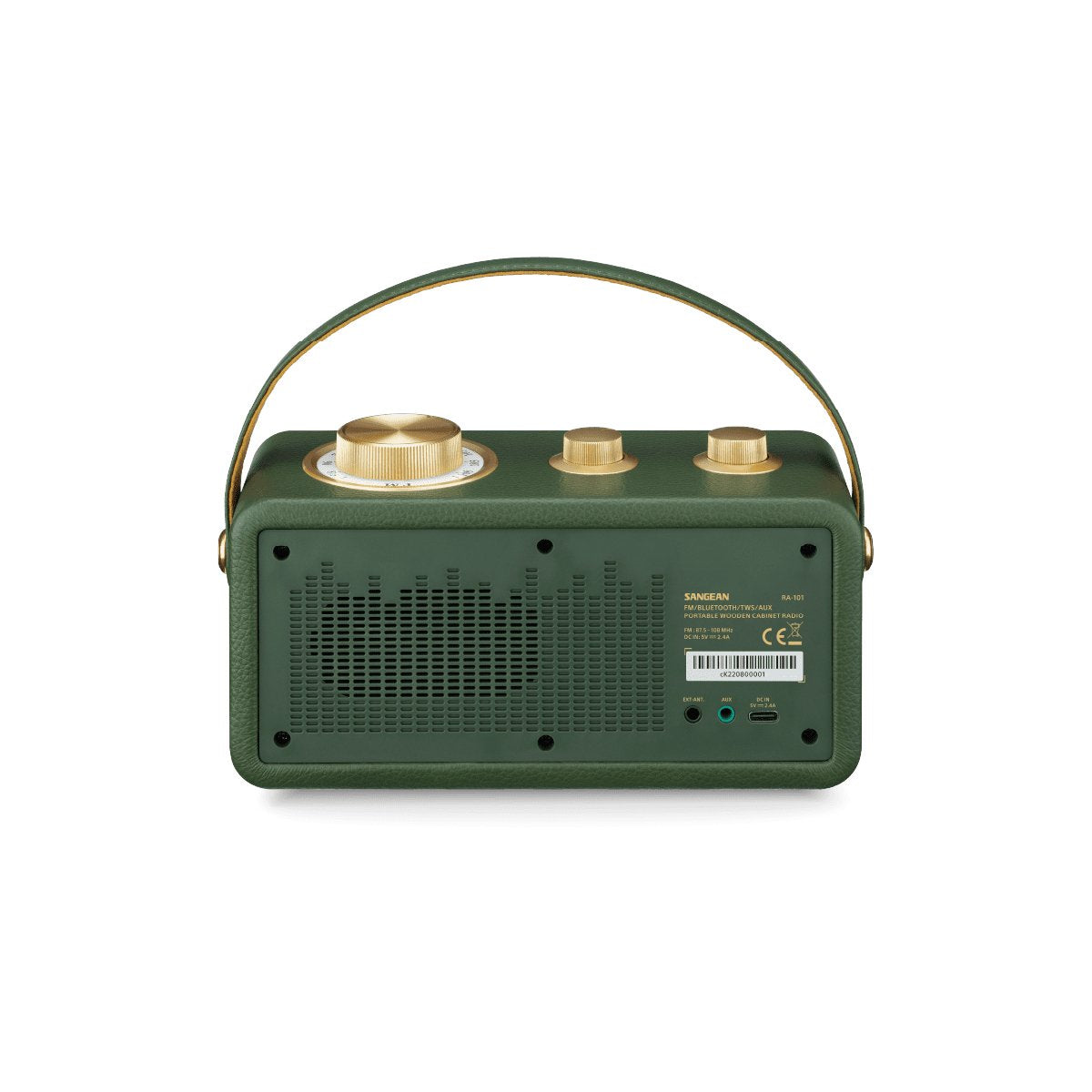 EAN 4711317997483 - Sangean RA-101 Portátil Analógica Oro, Verde imagen 4