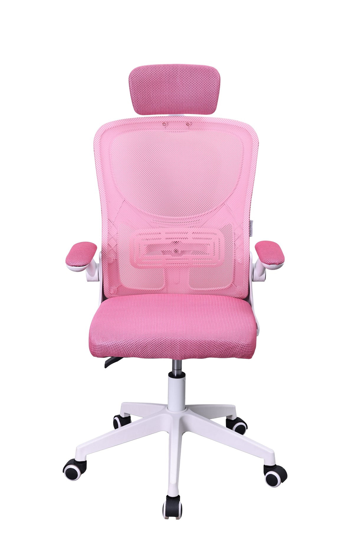 Silla Mgc-Ergo Plus Rosa Mars Gaming Reposabrazos Plegables /Pistón Clase 3/ Soporte Lumbar Dinámico Adaptable/ Peso Máximo 120kg/ Malla Transpirable