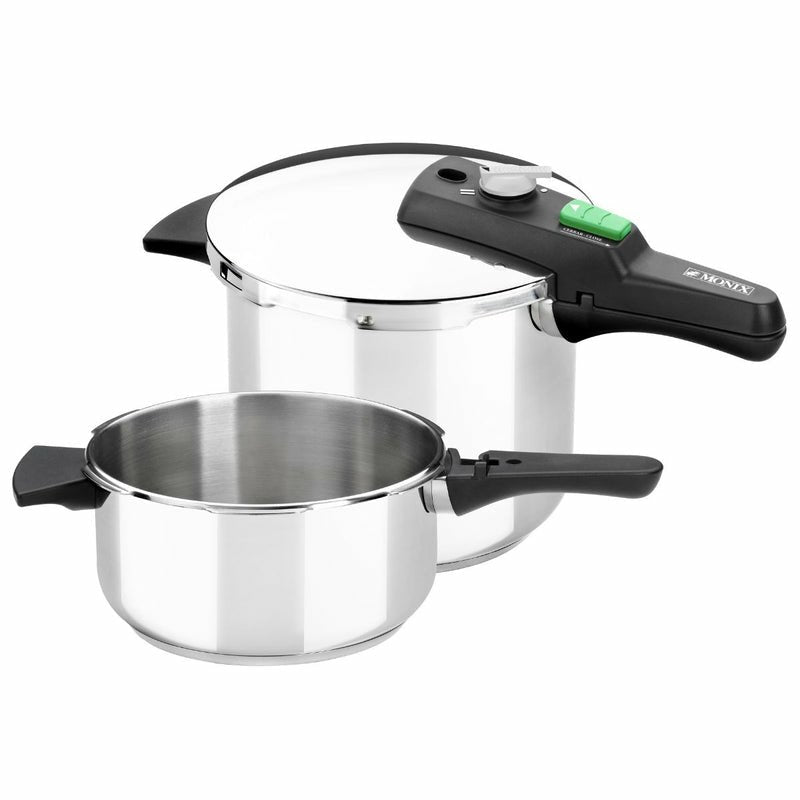 Olla A Presión Monix Quick M560004 Ø18cm 9l Acero Inoxidable